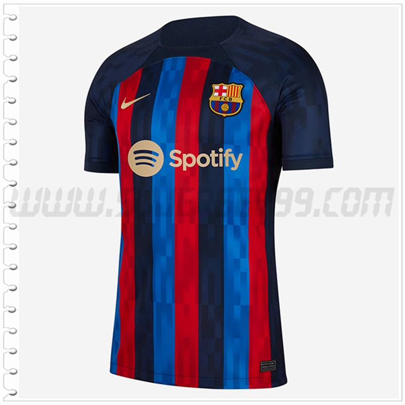 Primera Nuevo Camiseta FC Barcelona Azul Rojo 2022 2023