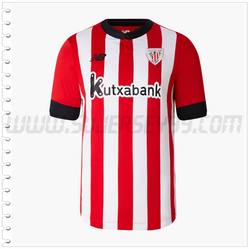 Primera Nuevo Camiseta Athletic Bilbao Rojo Blanco 2022 2023