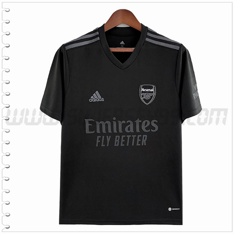 Camiseta Futbol FC Arsenal Negro 2022 2023