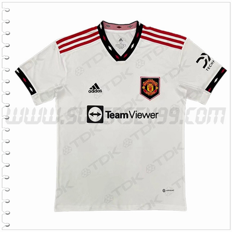 Segunda Camiseta Futbol Manchester United 2022 2023