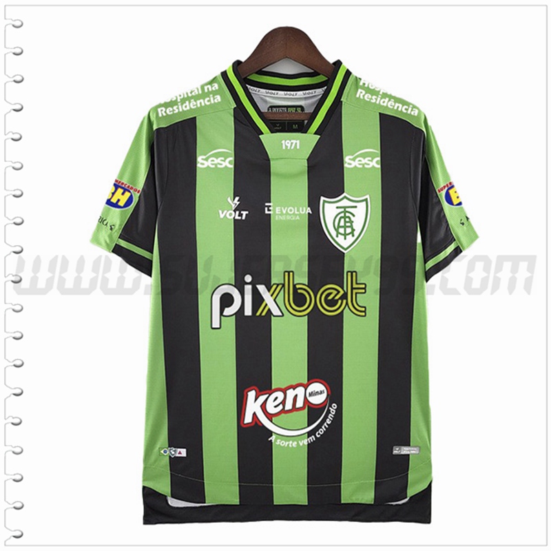 Camiseta Futbol Mineiro America Verde All Sponsor 2022 2023