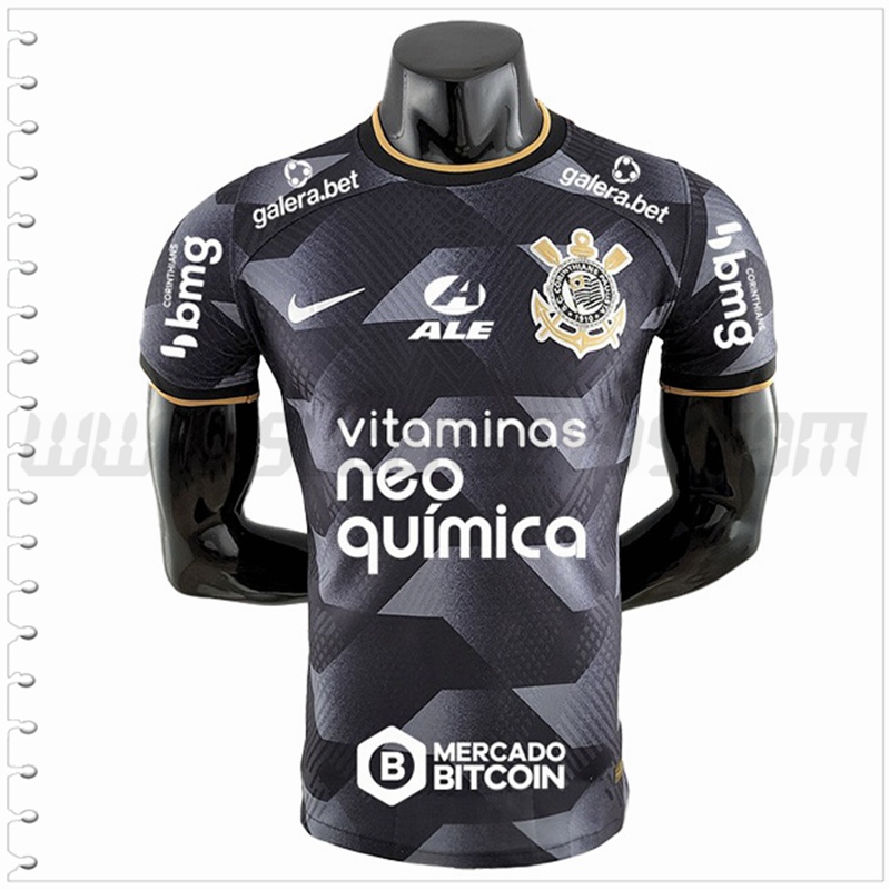 Segunda Camiseta Futbol Corinthians All Sponsor 2022 2023