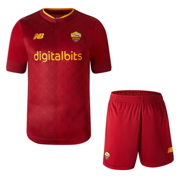 Primera Equipacion del AS Roma + Pantalones Cortos 2022 2023