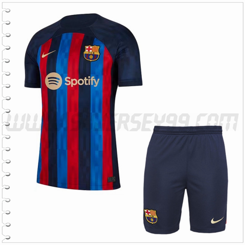 Primera Equipacion del FC Barcelona + Pantalones Cortos 2022 2023