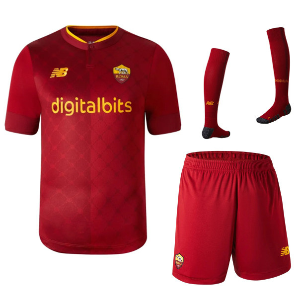 Primera Equipacion del AS Roma (Pantalones + Calcetines) 2022 2023