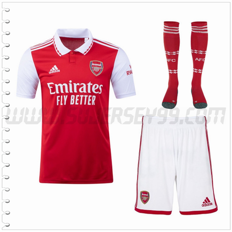 Primera Equipacion del FC Arsenal (Pantalones + Calcetines) 2022 2023