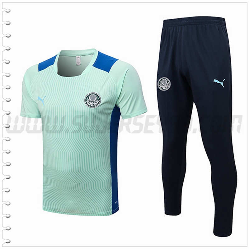 Camiseta Entrenamiento Palmeiras + Pantalones Verde 2022 2023