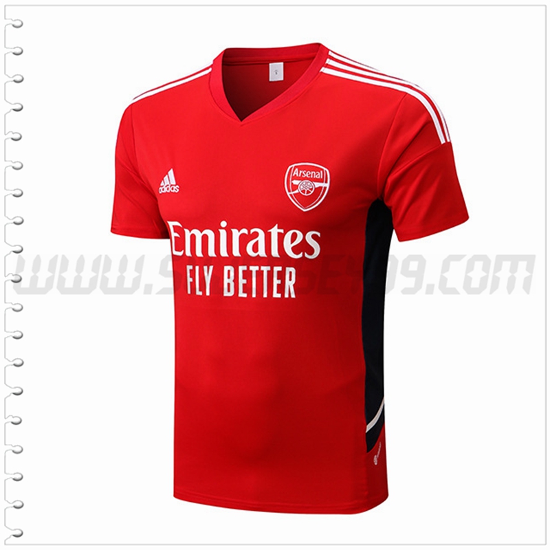 Camiseta Entrenamiento Arsenal Rojo 2022 2023