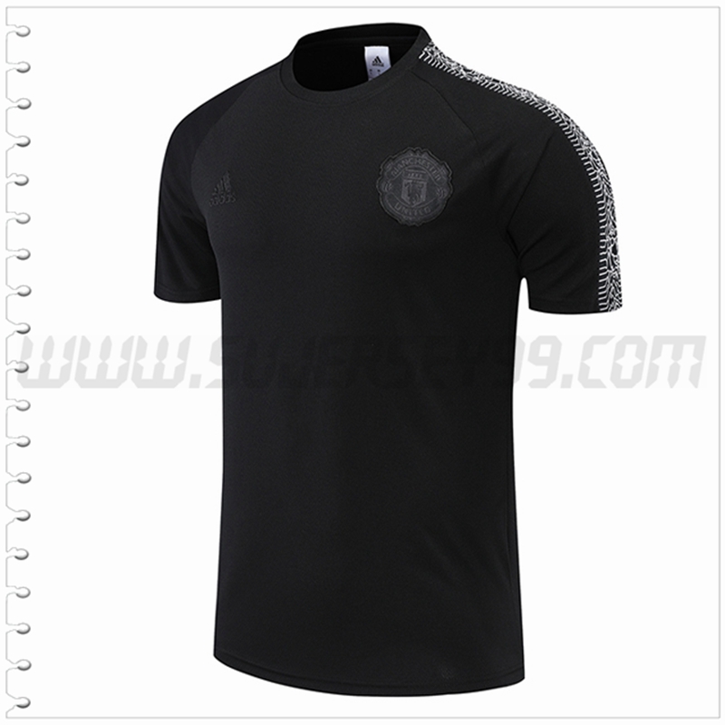 Camiseta Entrenamiento Manchester United Negro 2022 2023