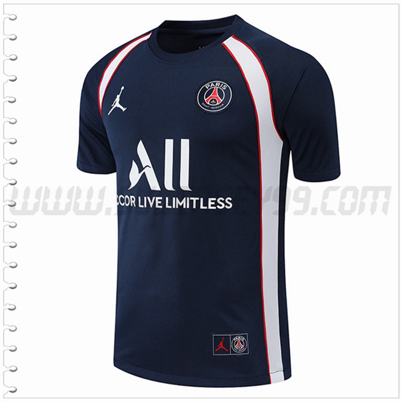 Camiseta Entrenamiento Jordan PSG Azul Marina 2022 2023