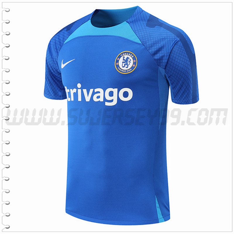 Camiseta Entrenamiento FC Chelsea Azul 2022 2023