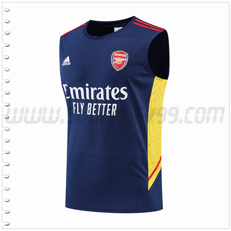 Camiseta Entrenamiento Sin Mangas Arsenal Azul Marina 2022 2023