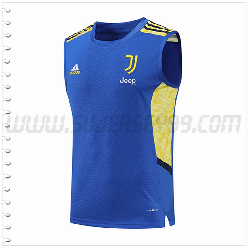 Camiseta Entrenamiento Sin Mangas Juventus Azul 2022 2023