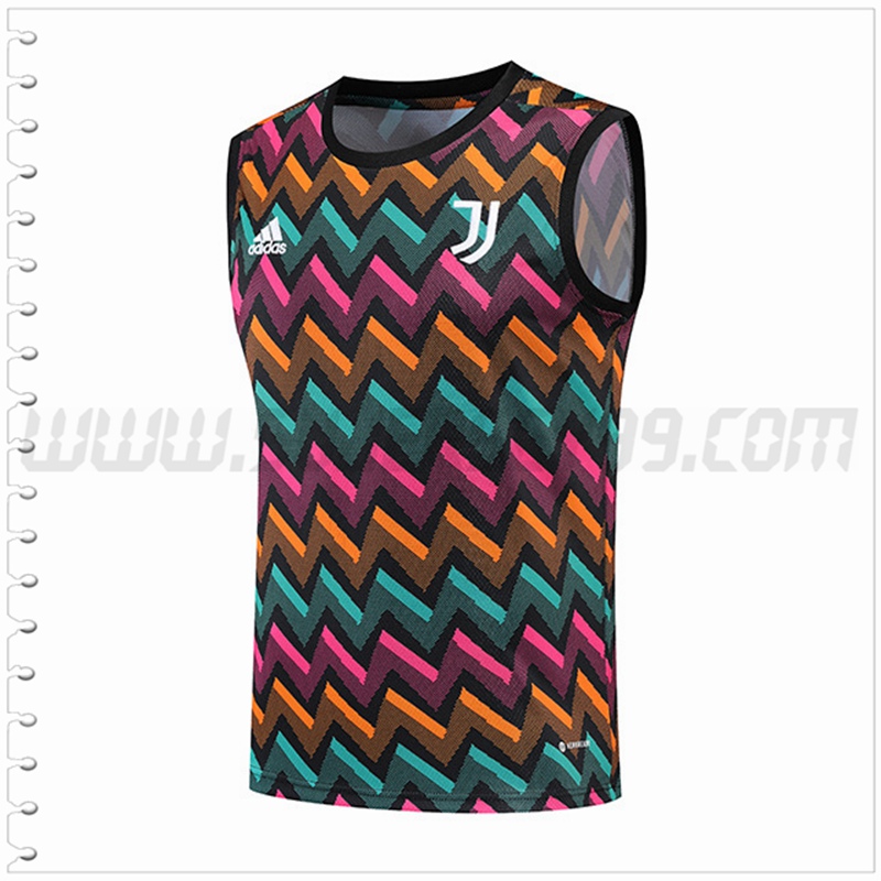 Camiseta Entrenamiento Sin Mangas Juventus Clair/Naranja/Rosa 2022 2023