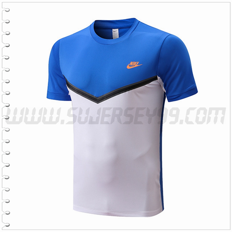 Camiseta Entrenamiento Nike Blanco/Azul 2022 2023