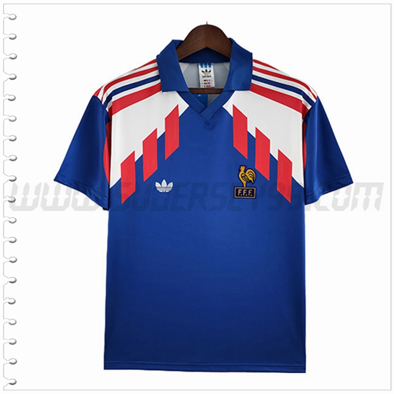 Primera Camiseta Futbol Francia Retro 1988/1990