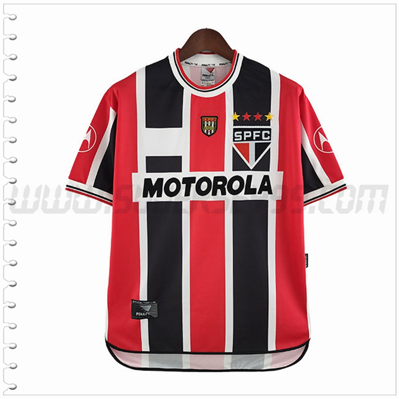 Segunda Camiseta Futbol Sao Paulo FC Retro 2000