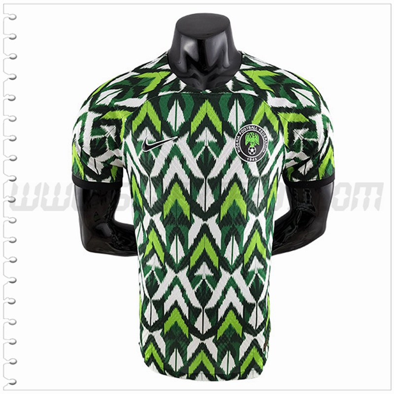 Camiseta Equipo Nigeria Blanco Verde 2022 2023