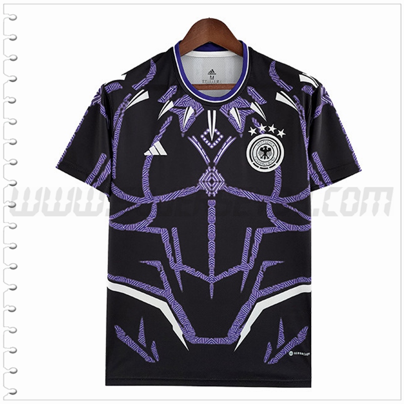 Camiseta Equipo Alemania Negro Violeta 2022 2023