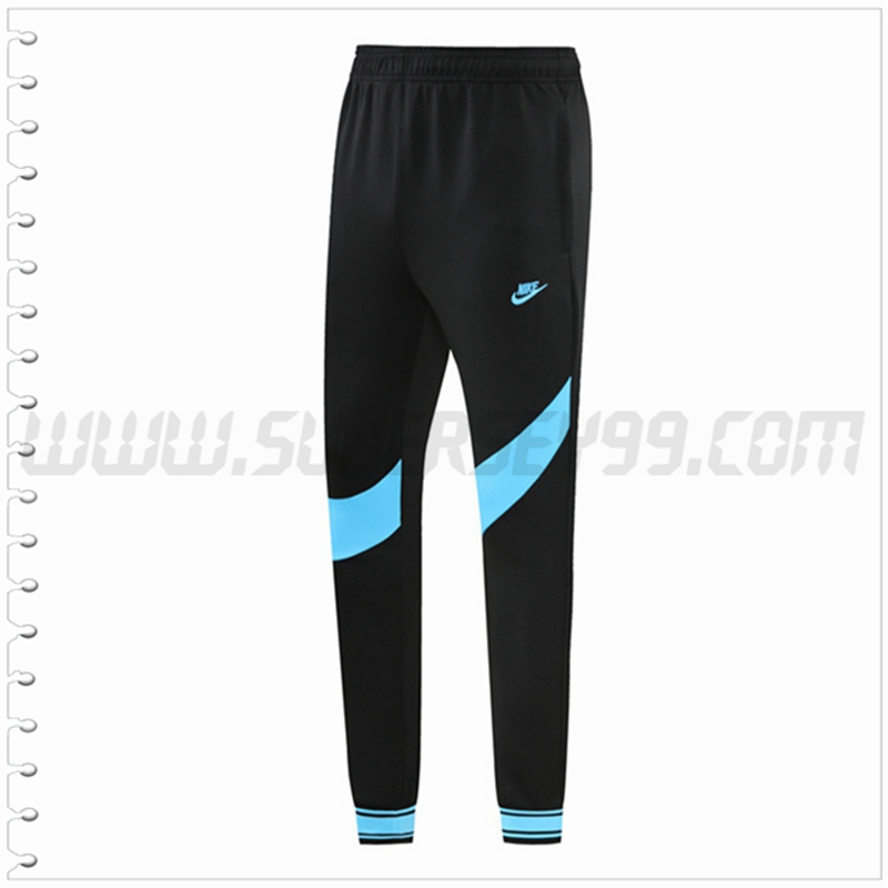 Pantalones Entrenamiento Nike Negro/Azul 2022 2023