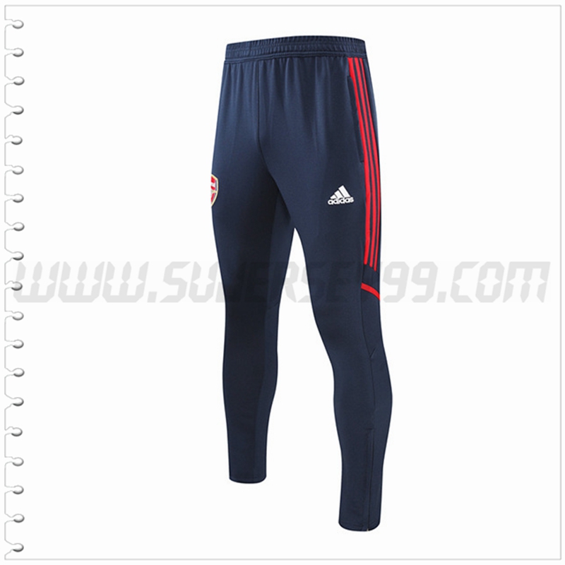 Pantalones Entrenamiento Arsenal Azul Marina/Rojo 2022 2023