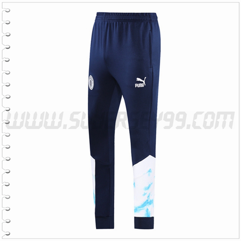 Pantalones Entrenamiento Manchester City Azul Marina 2022 2023