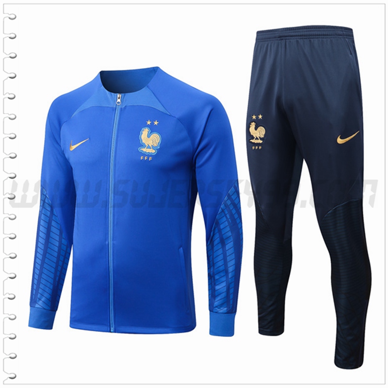 Chaqueta Chandal del Francia Azul 2022 2023