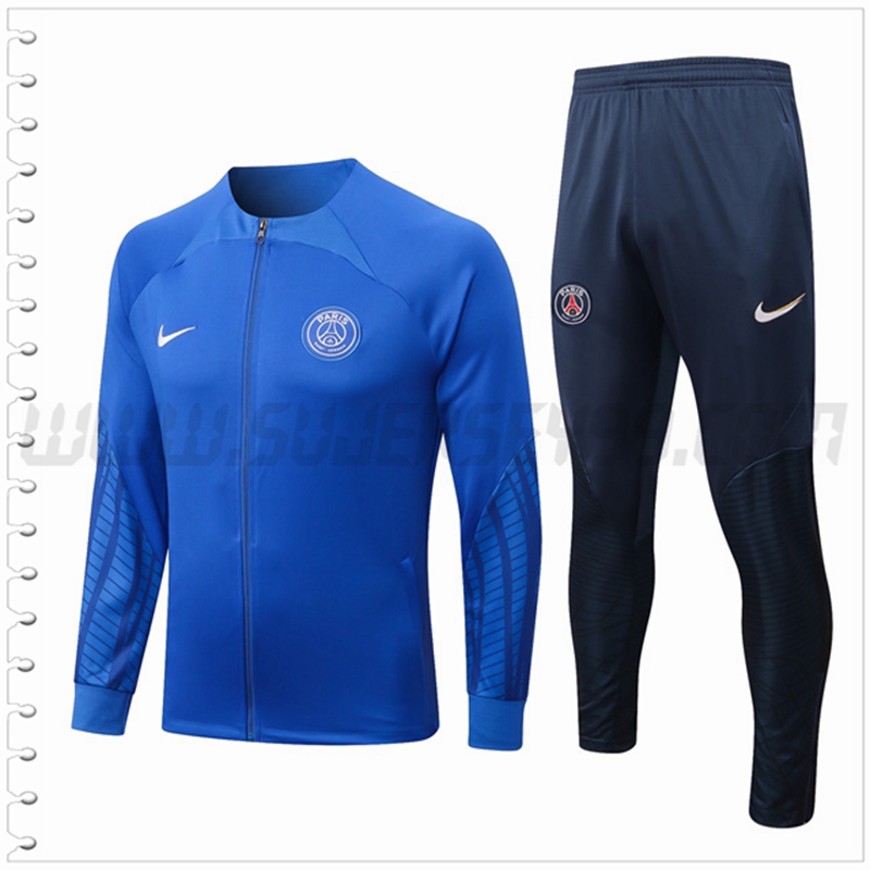 Chaqueta Chandal del PSG Azul 2022 2023