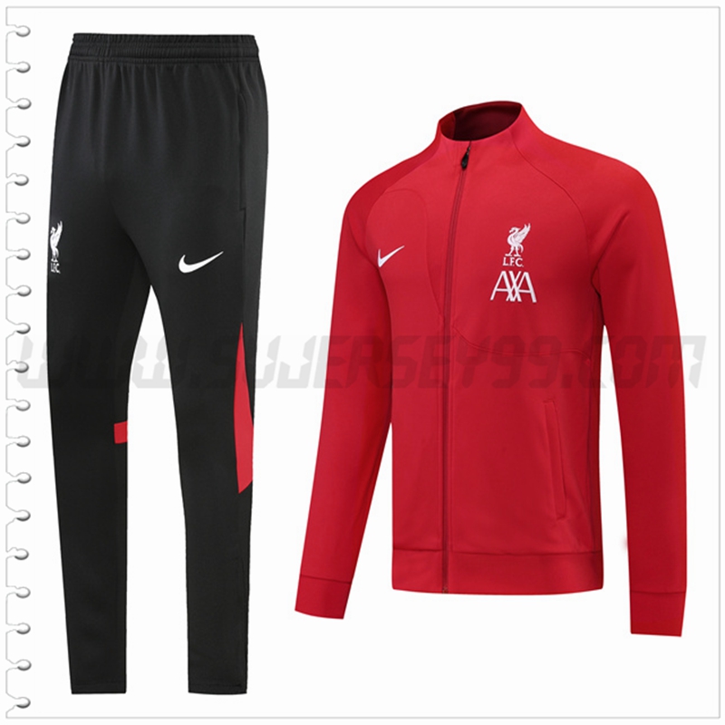 Chaqueta Chandal del FC Liverpool Rojo 2022 2023