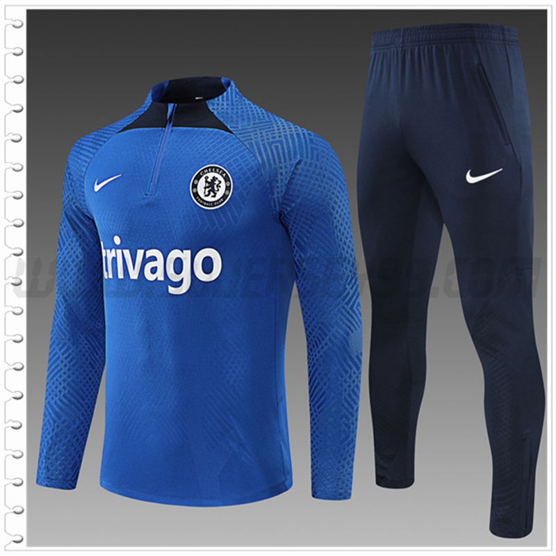 Chandal del FC Chelsea Ninos Azul/Negro 2022 2023