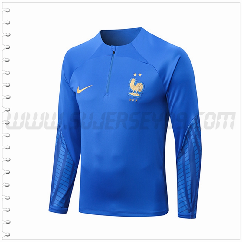 Sudadera Entrenamiento Francia Azul 2022 2023