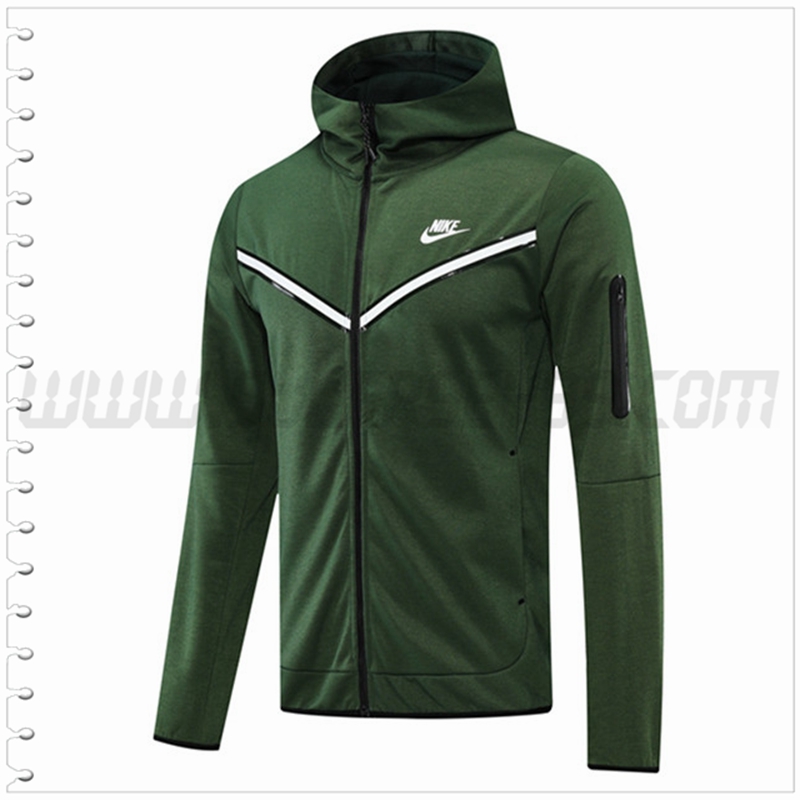 Chaqueta con Capucha Nike Verde 2022 2023