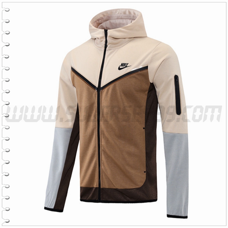 Chaqueta con Capucha Nike Marrón 2022 2023