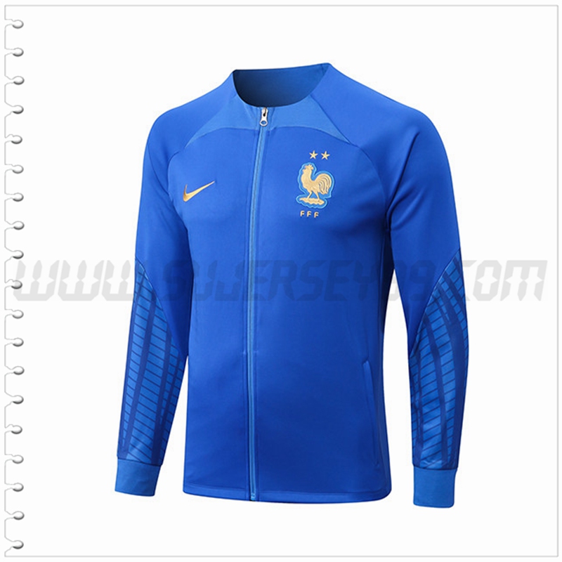 Chaqueta Futbol Francia Azul 2022 2023