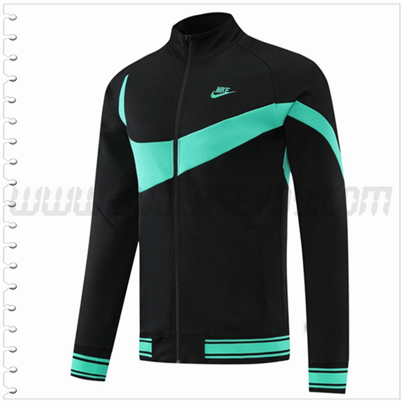 Chaqueta Futbol Nike Verde/Negro 2022 2023