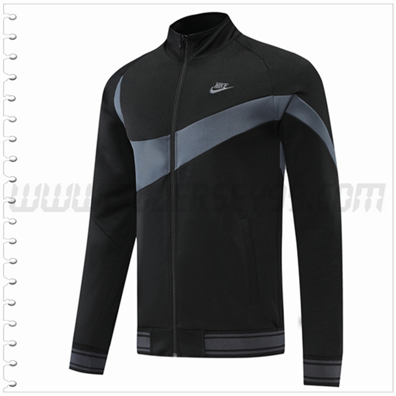 Chaqueta Futbol Nike Negro/Gris 2022 2023