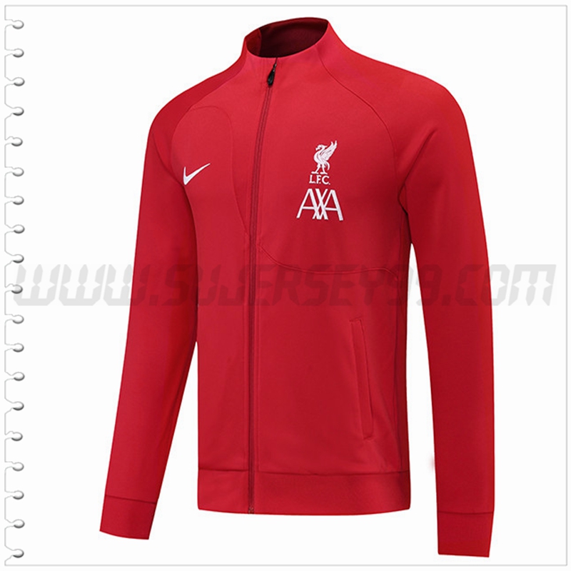 Chaqueta Futbol FC Liverpool Rojo 2022 2023