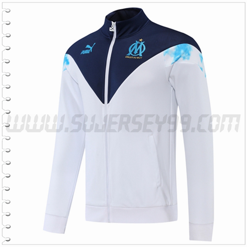 Chaqueta Futbol Manchester City Blanco 2022 2023