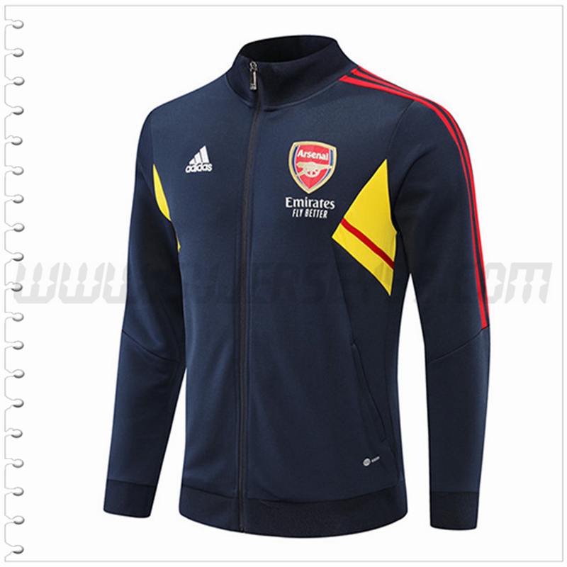 Chaqueta Futbol Arsenal Azul Marina 2022 2023