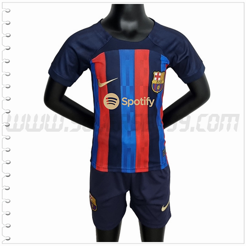 Nuevo Equipacion del FC Barcelona Ninos 2022 2023