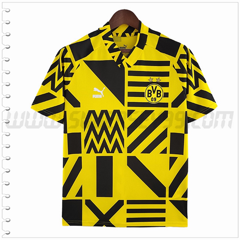 Camiseta Entrenamiento Dortmund BVB Amarillo 2022 2023