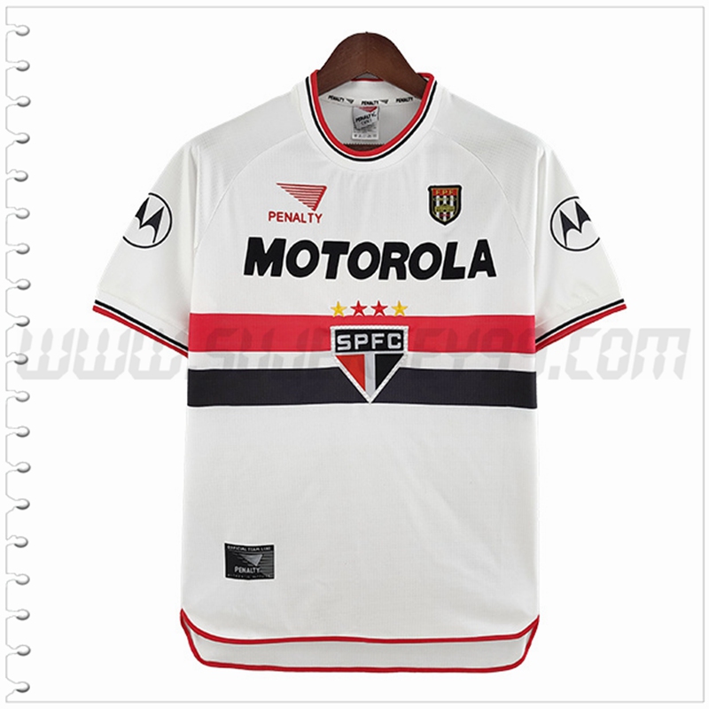 Primera Camiseta Futbol Sao Paulo FC Retro 2000
