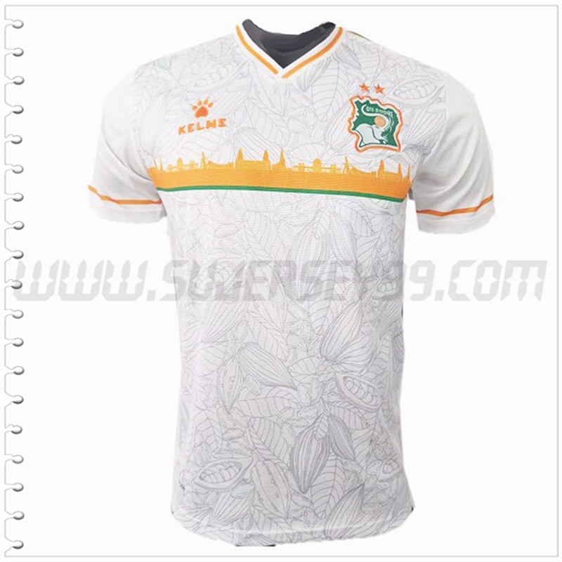 Segunda Camiseta Equipo Costa de Marfil 2022 2023