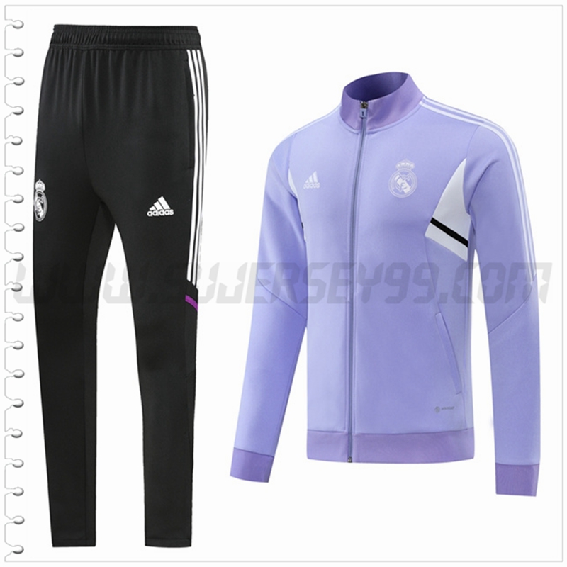 Chaqueta Chandal del Real Madrid Violeta 2022 2023