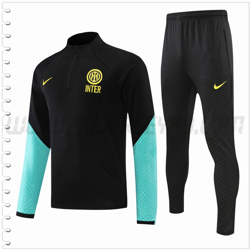 Chandal del Inter Milan Negro/Verde 2022 2023