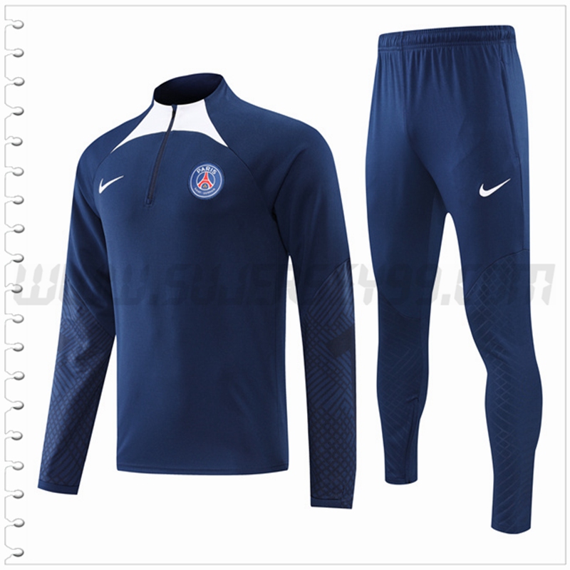 Chandal del PSG Azul Marina 2022 2023