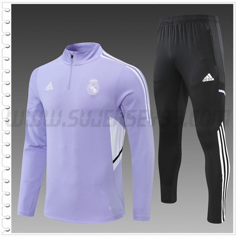 Chandal del Real Madrid Ninos Violeta 2022 2023