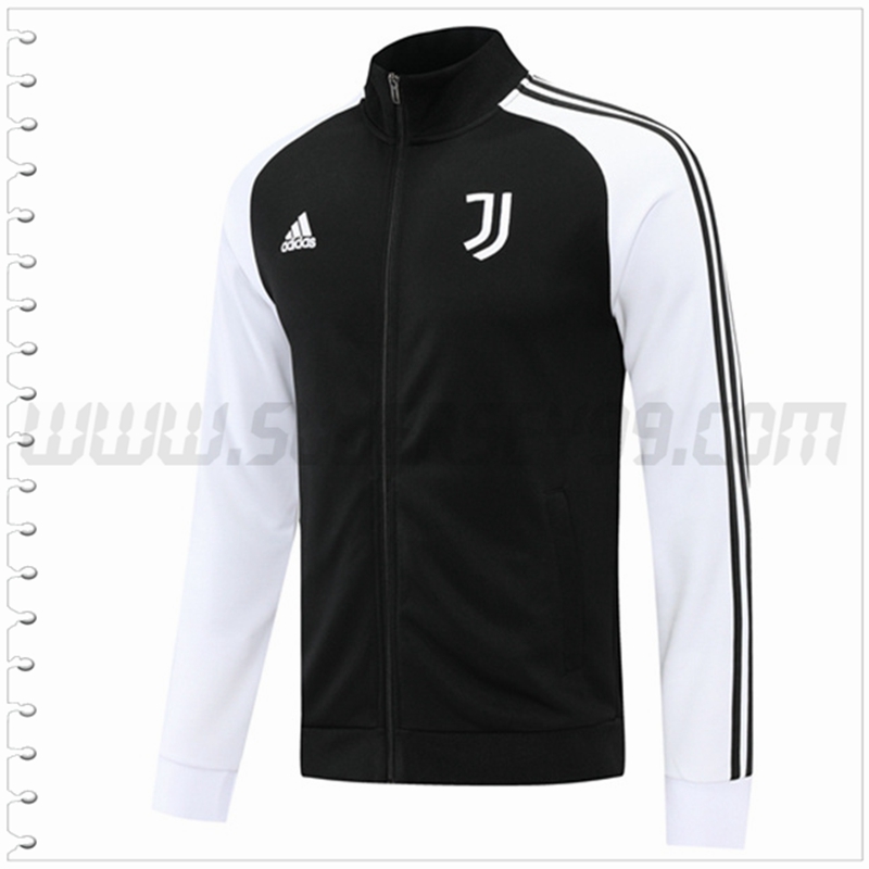 Chaqueta Futbol Juventus Negro/Blanco 2022 2023