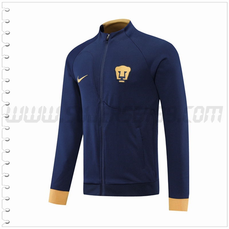 Chaqueta Futbol Pumas UNAM Azul 2022 2023