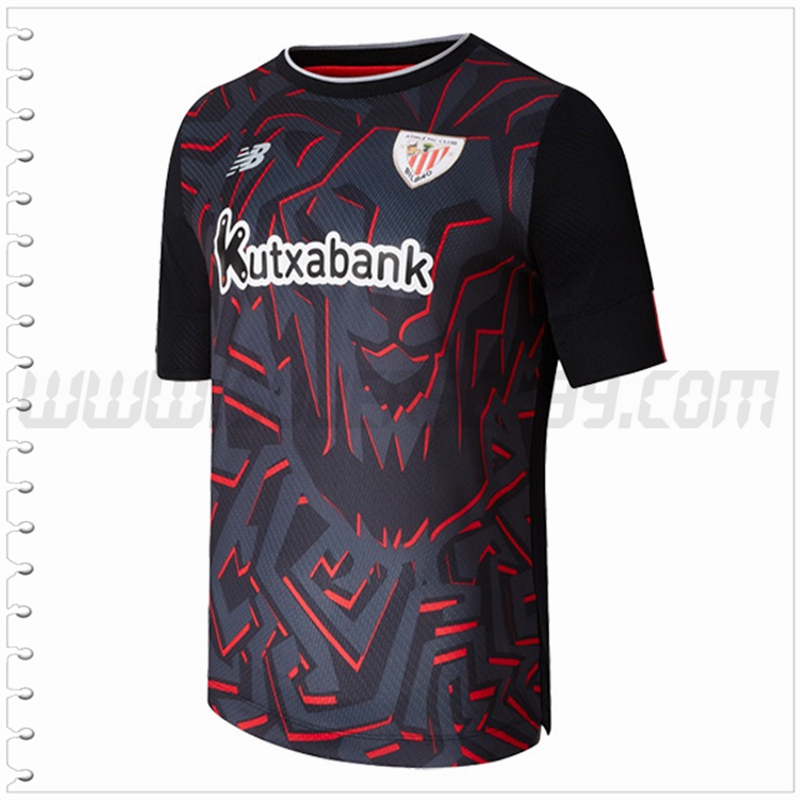 Segunda Nuevo Camiseta Athletic Bilbao Negro 2022 2023